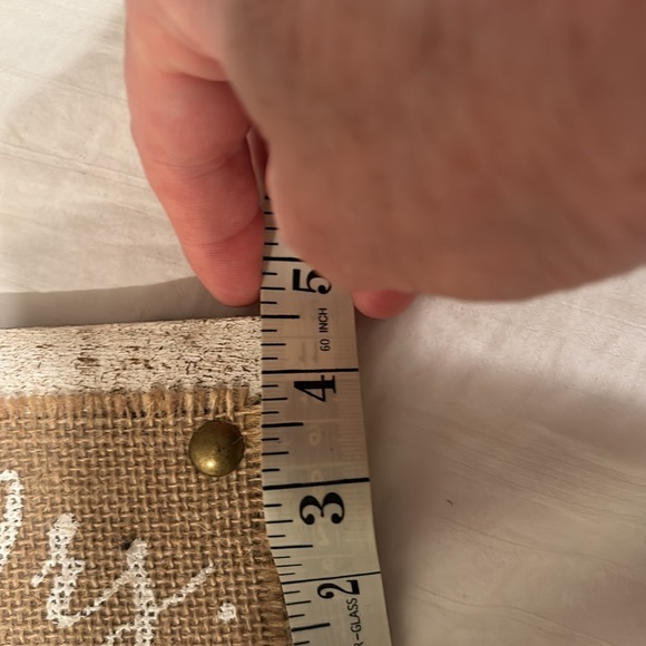 26x13 pillow cover with zipper. And a Mr. & Mrs. sign - Picture 4 of 13